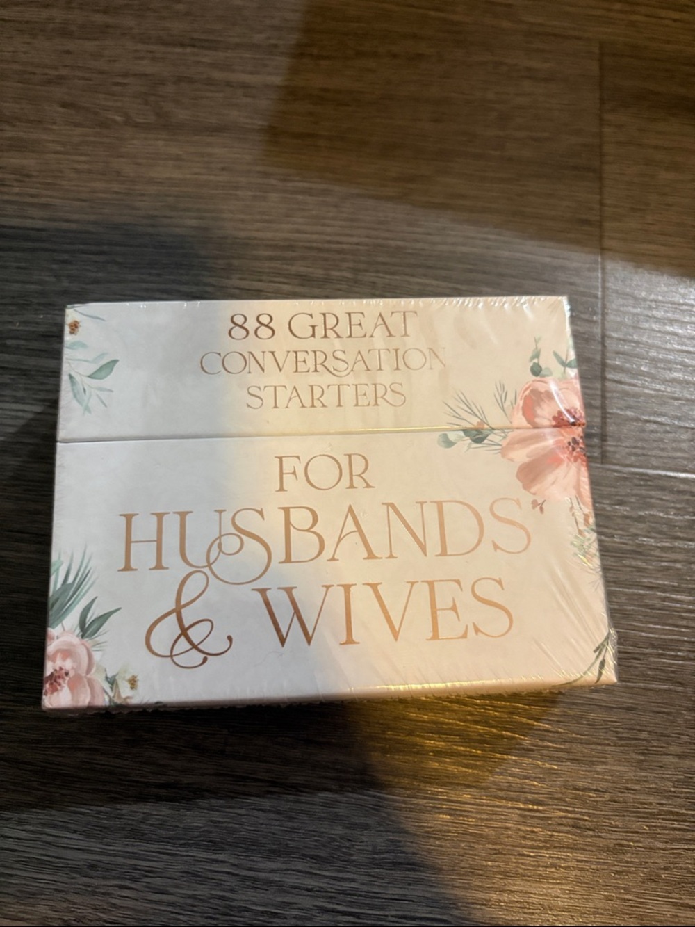 Conversation Starter Cards for Husbands & Wives - Blush Floral